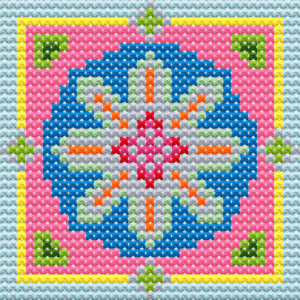 Cross Stitch Pattern Mandala 1